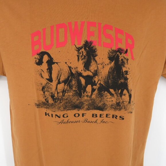 Budweiser Men's King Of Beers Brown T-Shirt XL NWT - Picture 2 of 5
